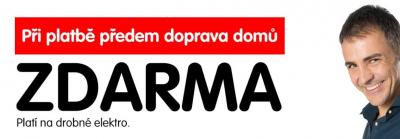 Doručení malých spotřebičů zdarma