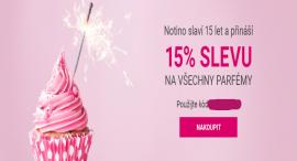 Notino.cz slaví 15 let s 15 % slevou