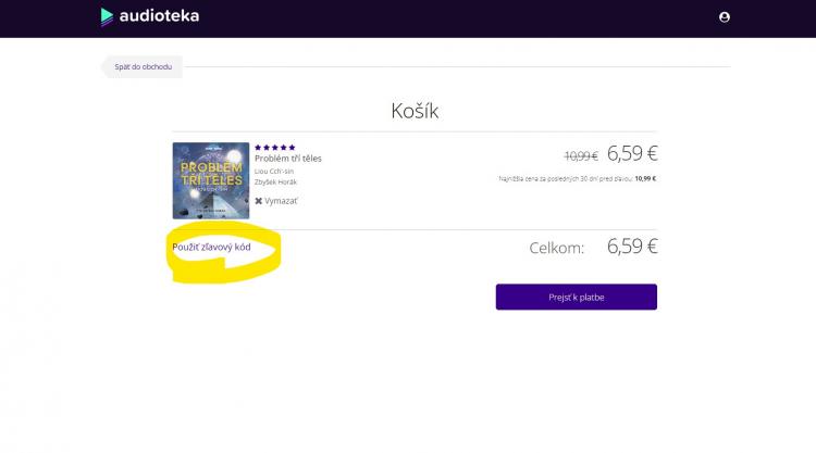 Audioteka zľavové kódy a zľavové kupóny