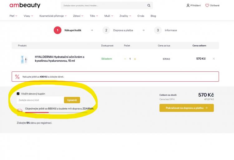 Ambeauty slevové kupóny a slevové kódy