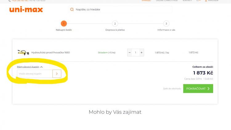 uni-max slevové kupóny a slevové kódy