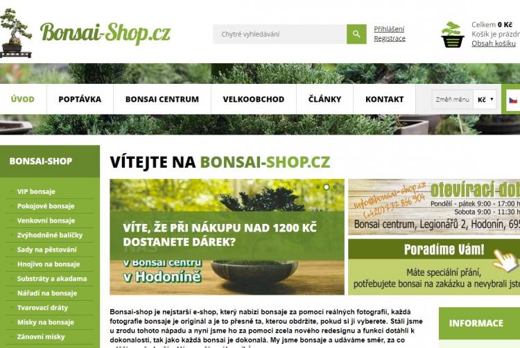 Bonsai-Shop slevové kupóny a slevové kódy