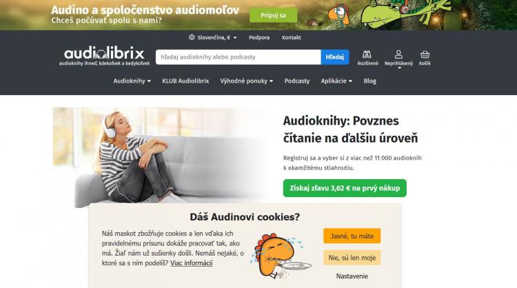 Audiolibrix zľavové kódy a zľavové kupóny