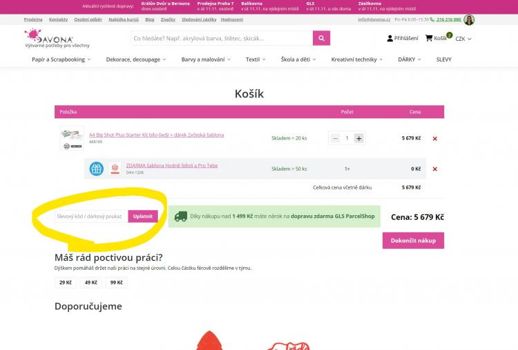 Davona slevové kupóny a slevové kódy
