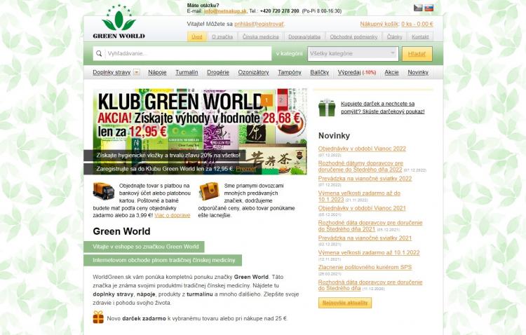 Worldgreen zľavové kódy a zľavové kupóny
