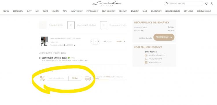 Erikafashion slevové kupóny a slevové kódy
