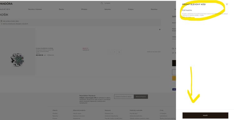 Pandora slevové kupóny a slevové kódy