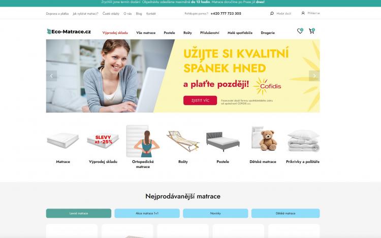 Eco-Matrace slevové kupóny a slevové kódy