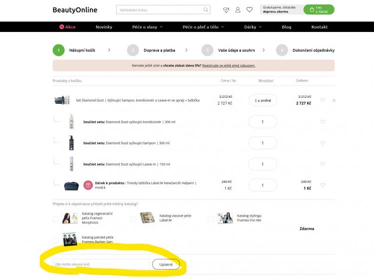 Beautyonline slevové kupóny a slevové kódy