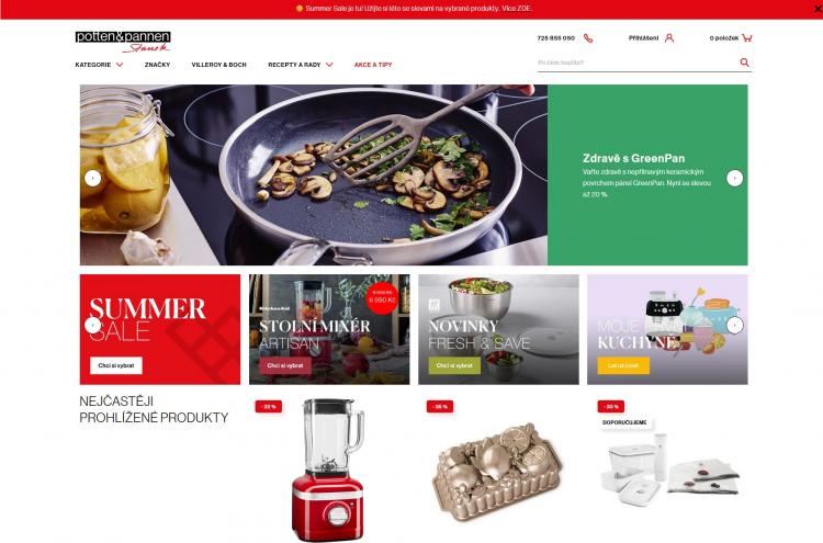 Pottenpannen slevové kupóny a slevové kódy