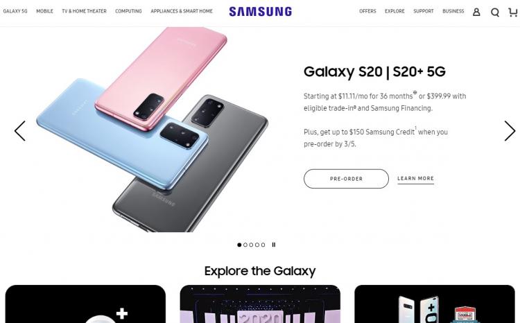 Samsung slevové kupóny a slevové kódy