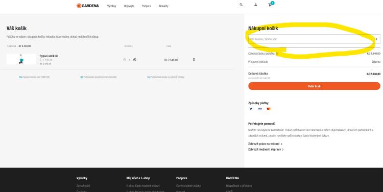 Gardena slevové kupóny a slevové kódy