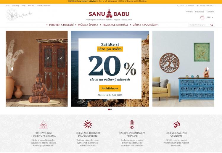Sanubabu slevové kupóny a slevové kódy