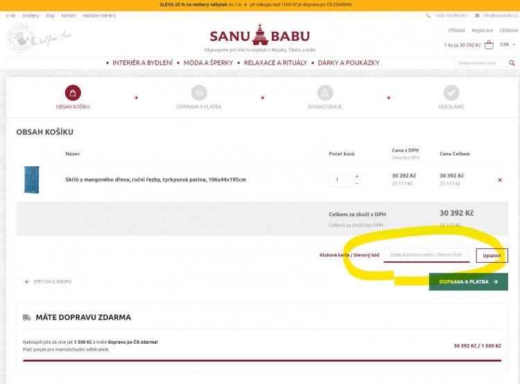 Sanubabu slevové kupóny a slevové kódy