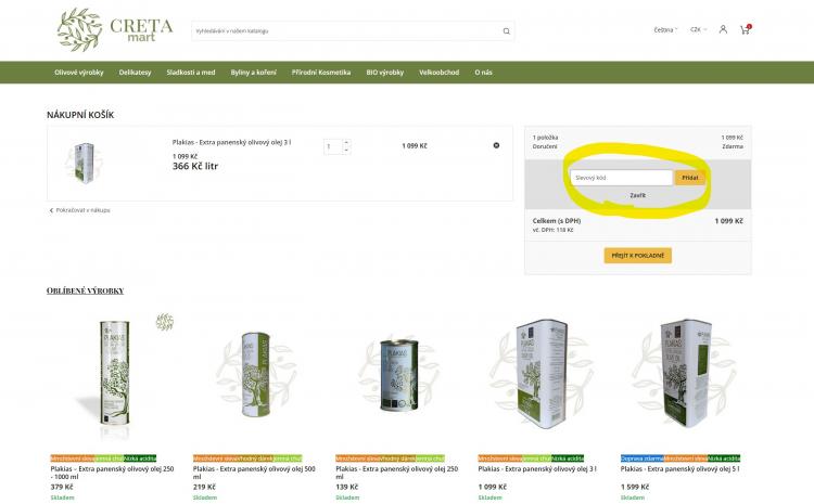 Cretamart slevové kupóny a slevové kódy