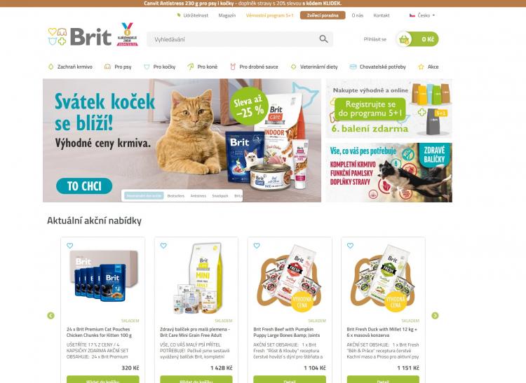 Krmivo-Brit slevové kupóny a slevové kódy