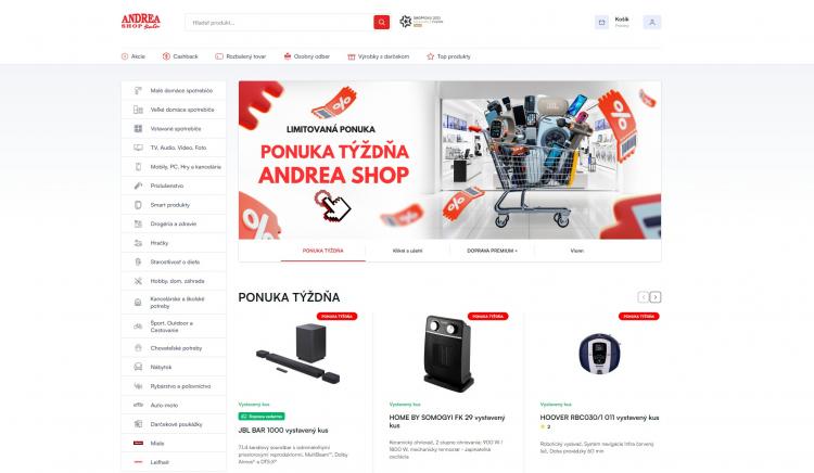 Andreashop-Sala zľavové kódy a zľavové kupóny