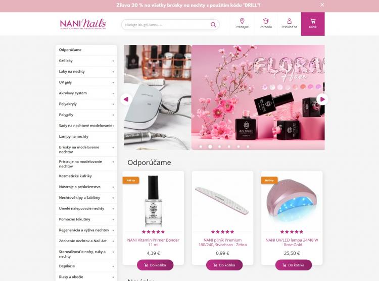 Naninails zľavové kódy a zľavové kupóny