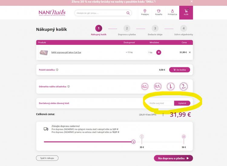 Naninails zľavové kódy a zľavové kupóny