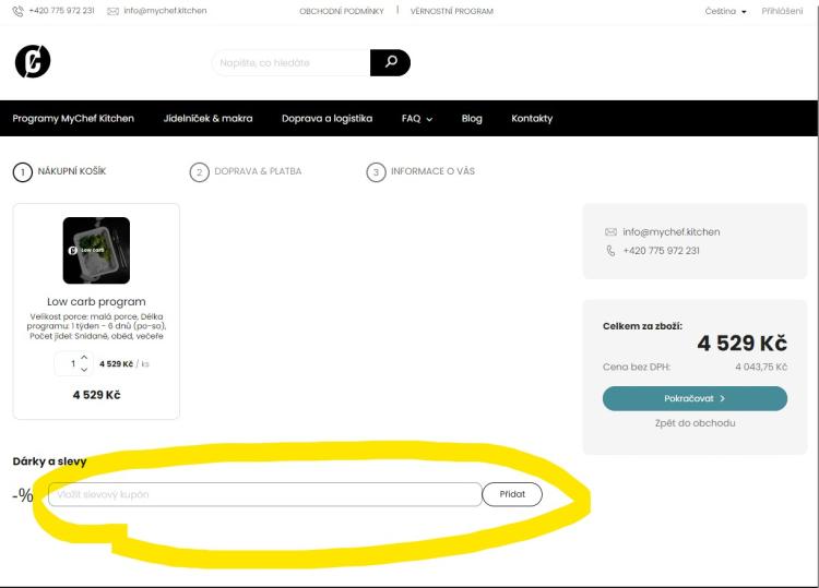 Mychef slevové kupóny a slevové kódy