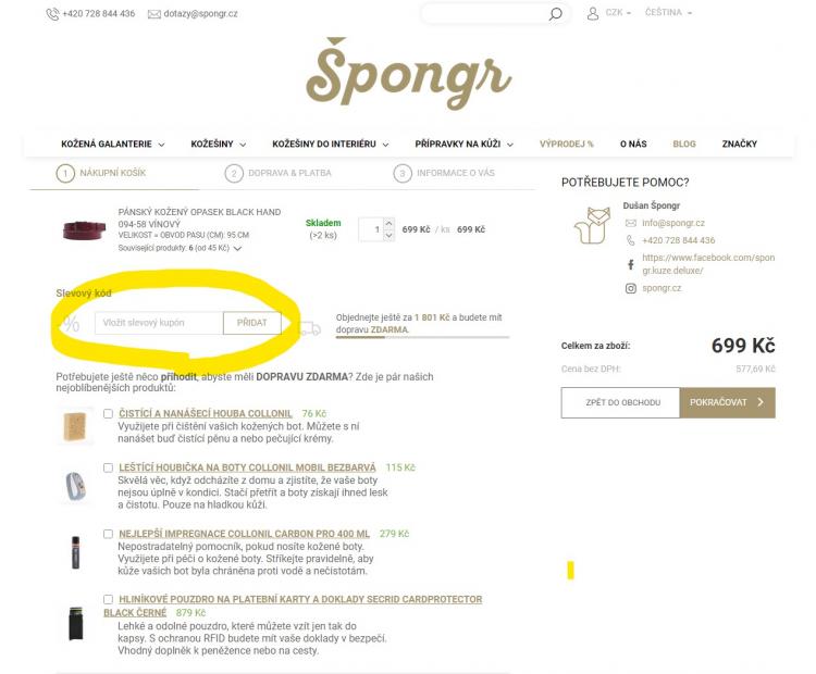 Spongr slevové kupóny a slevové kódy