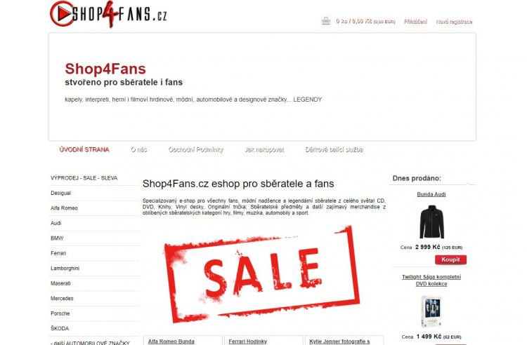 Shop4fans slevové kupóny a slevové kódy