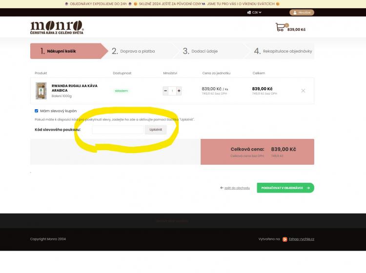 Kavamonro slevové kupóny a slevové kódy