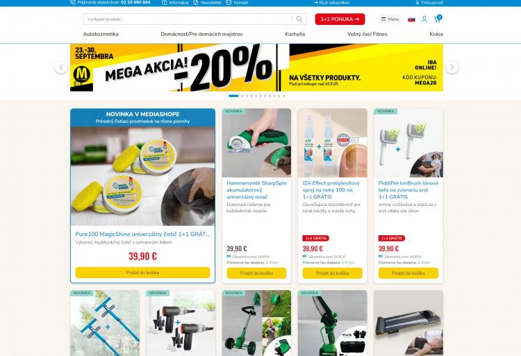 Mediashop zľavové kódy a zľavové kupóny