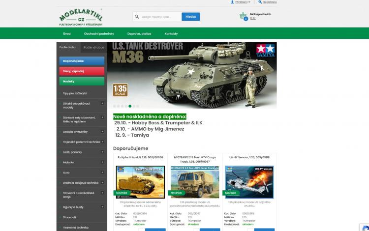 Modelartikl slevové kupóny a slevové kódy