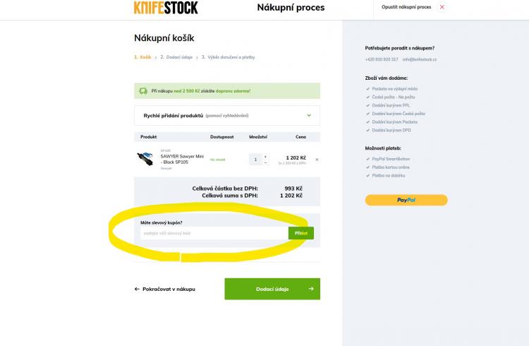 Knifestock slevové kupóny a slevové kódy