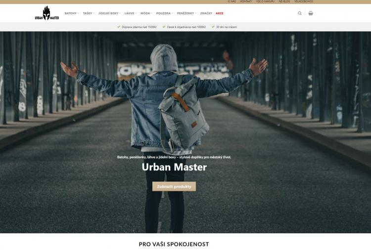 Urbanmaster slevové kupóny a slevové kódy