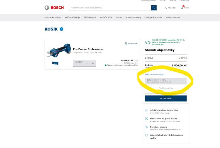Bosch-Shop slevové kupóny a slevové kódy