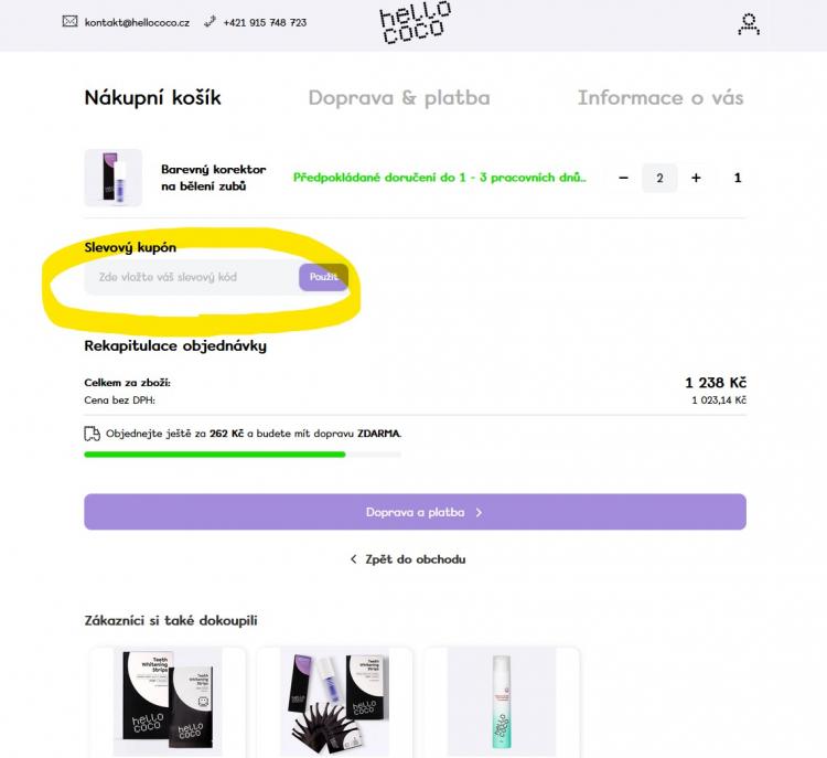 Hellococo slevové kupóny a slevové kódy