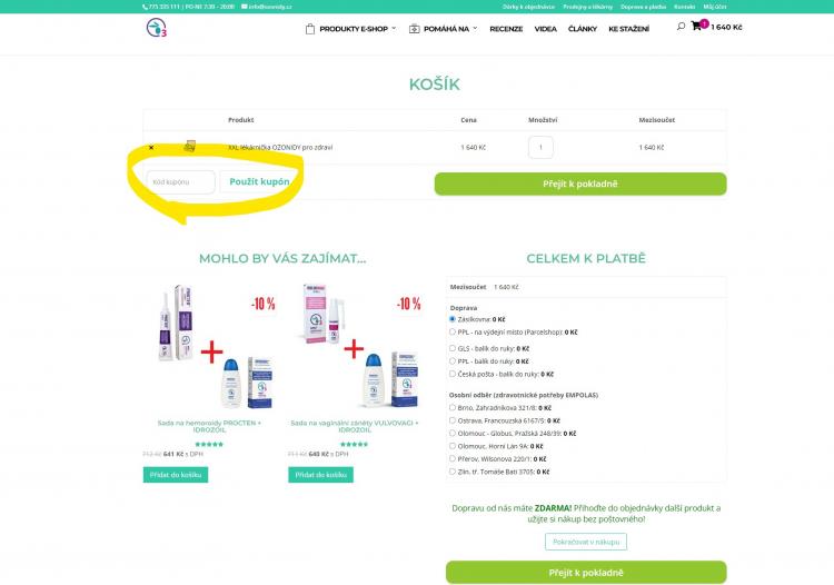 Ozonidy slevové kupóny a slevové kódy