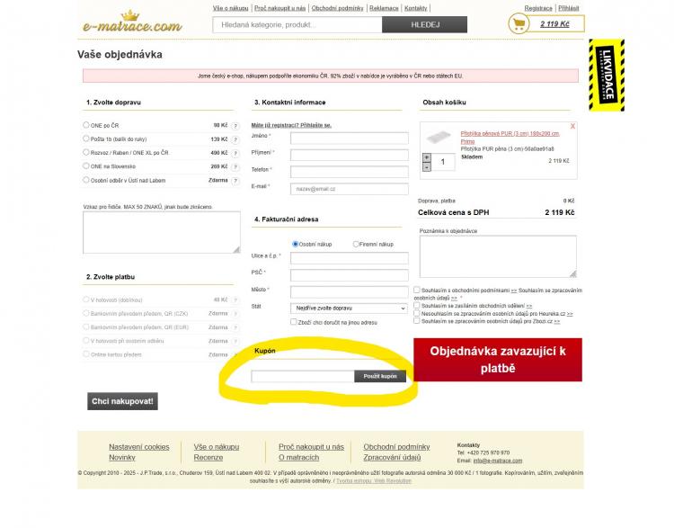 E-Matrace slevové kupóny a slevové kódy