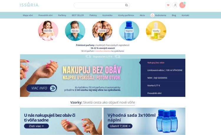Issoria zľavové kódy a zľavové kupóny