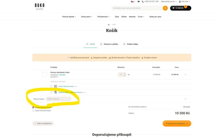 Buka slevové kupóny a slevové kódy