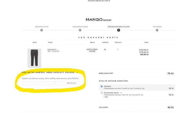 Mangooutlet slevové kupóny a slevové kódy