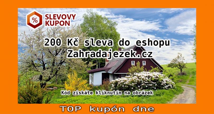 200 Kč sleva do eshopu Zahradajezek.cz